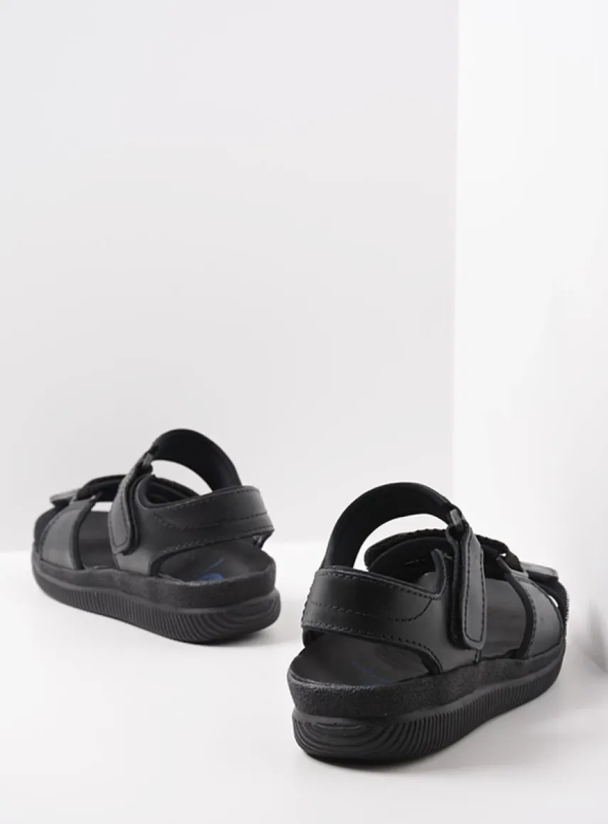 Active Men - zwart gevet leer