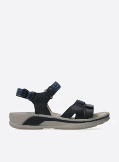 Acula - blauw leer