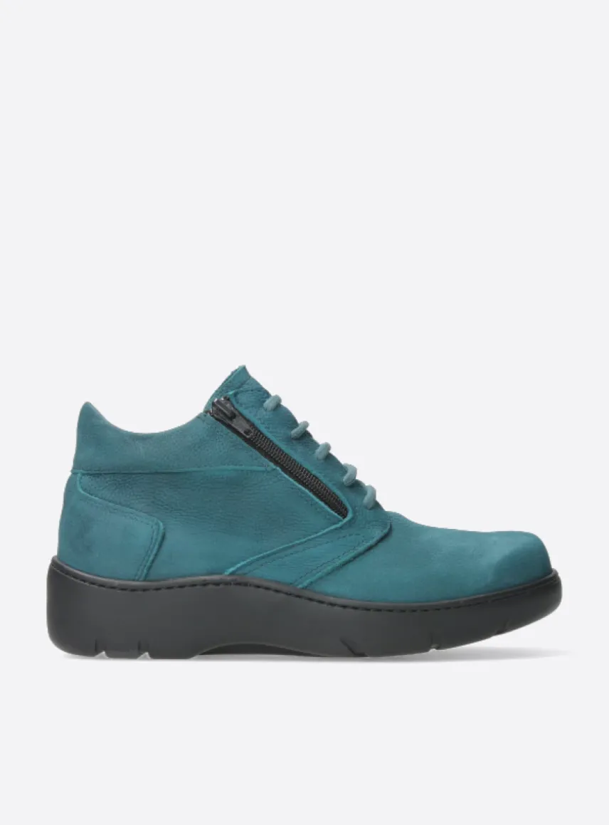Annemarie XW - petrol nubuck