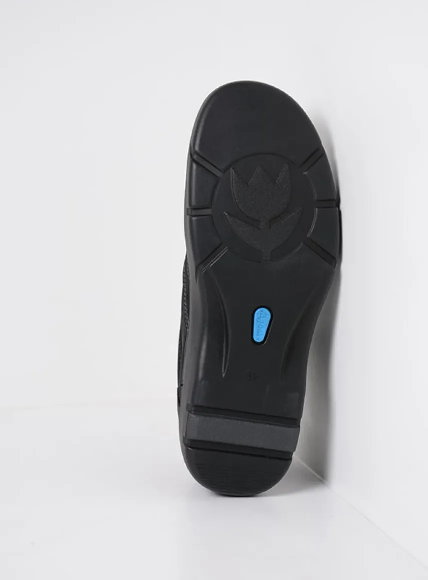 Annemarie XW - zwart nubuck