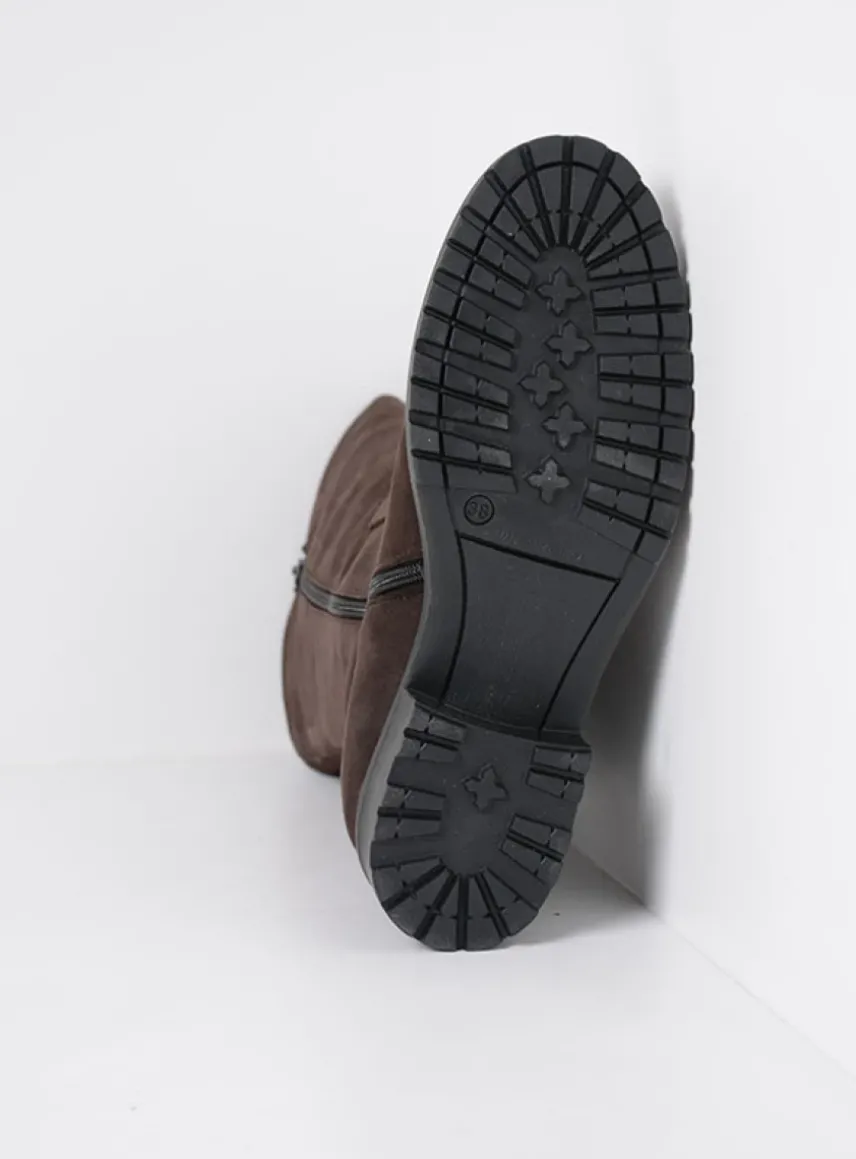 Ansina F2F - bruin nubuck