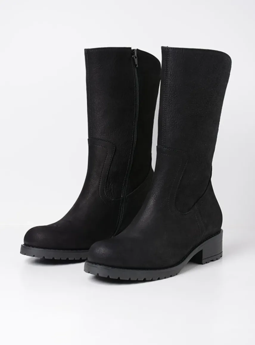 Ansina F2F - zwart nubuck
