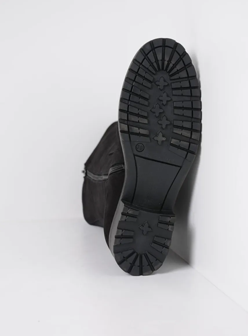 Ansina F2F - zwart nubuck