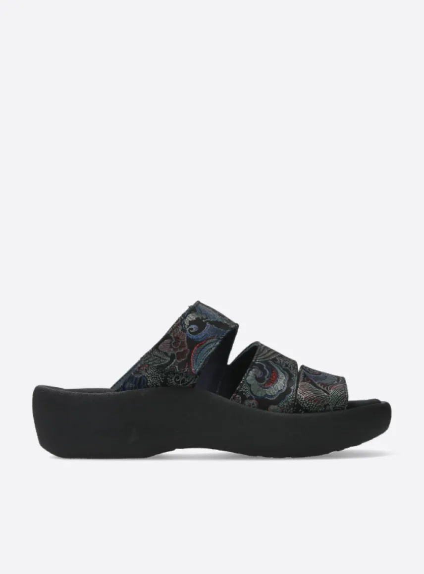 Aporia - zwart/blauw suede