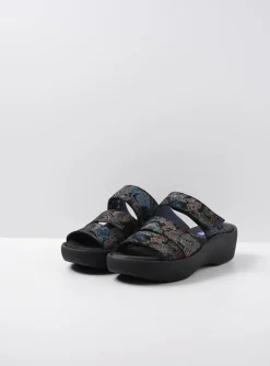 Aporia - zwart/blauw suede