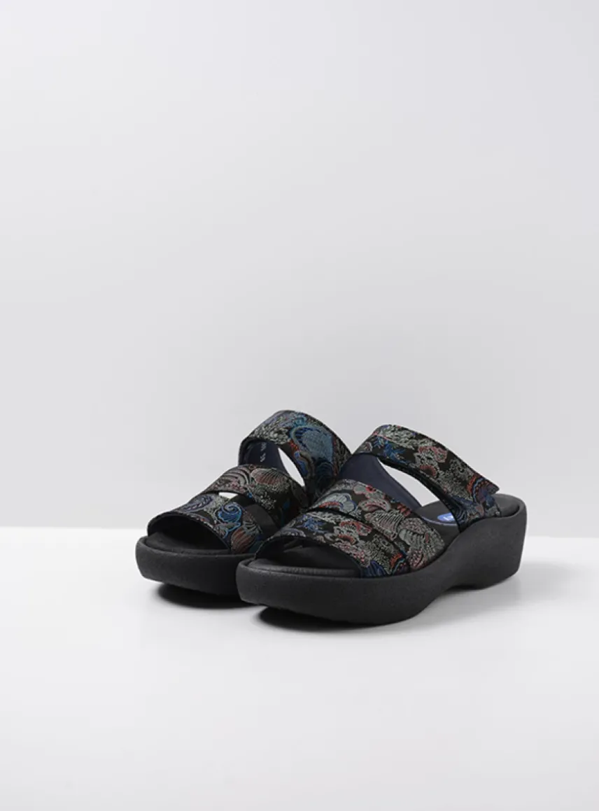Aporia - zwart/blauw suede