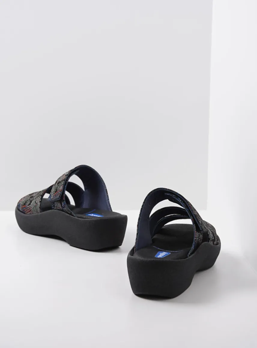 Aporia - zwart/blauw suede