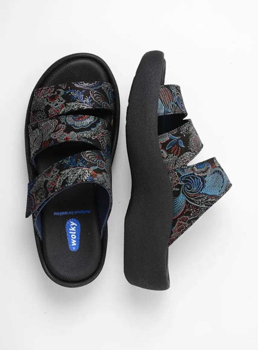 Aporia - zwart/blauw suede