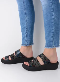 Aporia - zwart/blauw suede