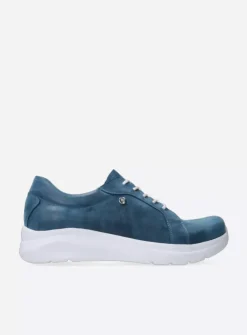 Blitz - blauw effectleer