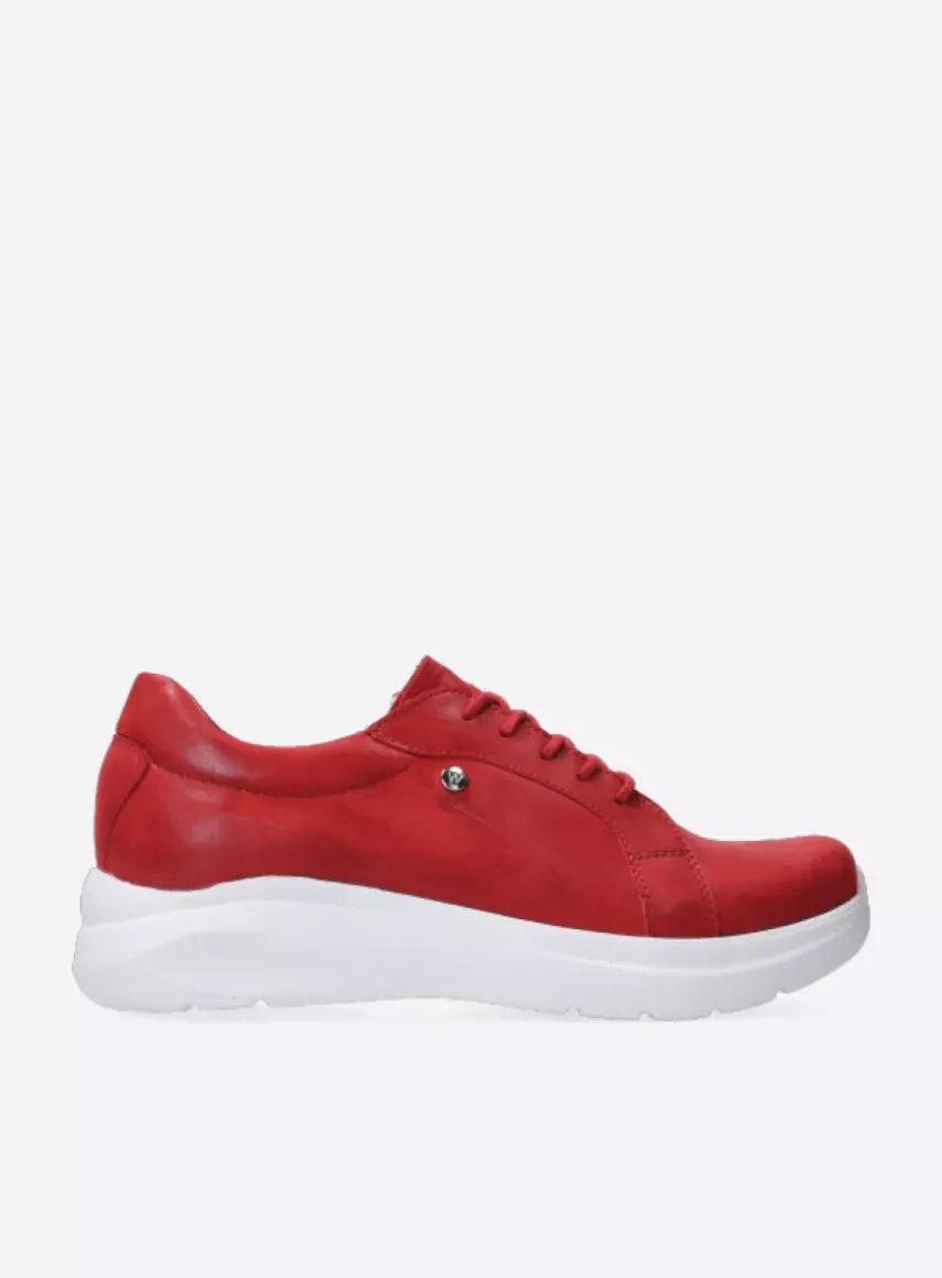 Blitz - rood effectleer