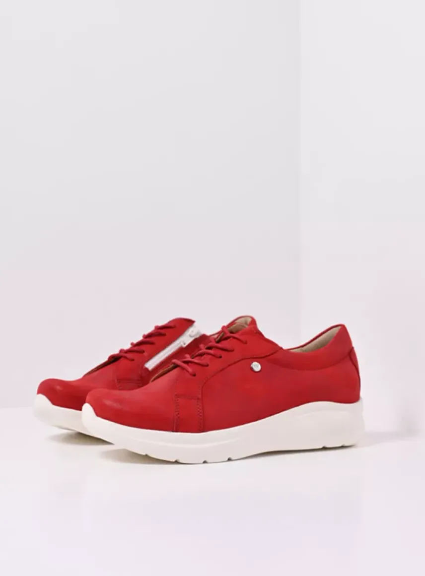 Blitz - rood effectleer