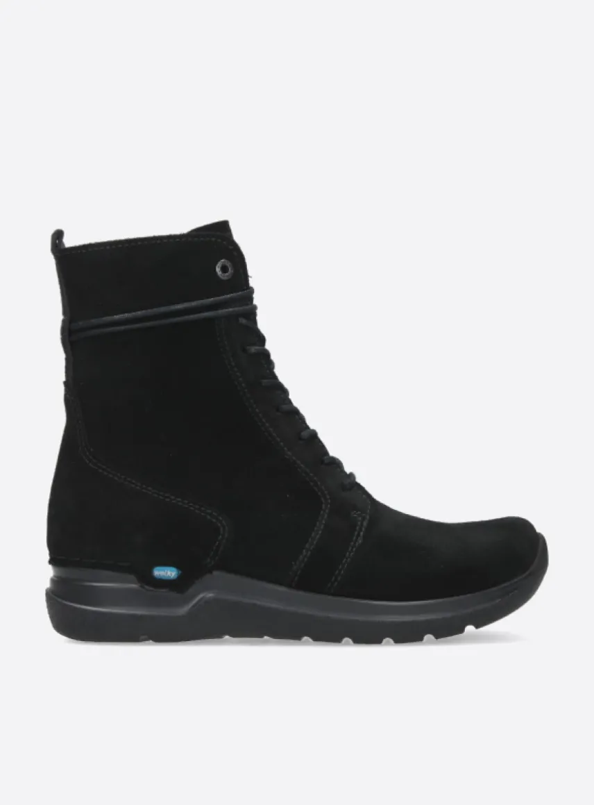 Bluff - zwart suede