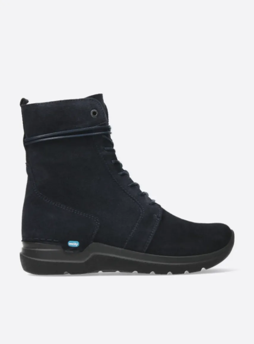 Bluff HV - blauw suede