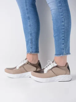 Bounce - safari/brons combi leer