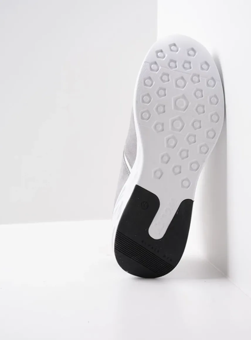 Bounce - wit/grijs combi leer