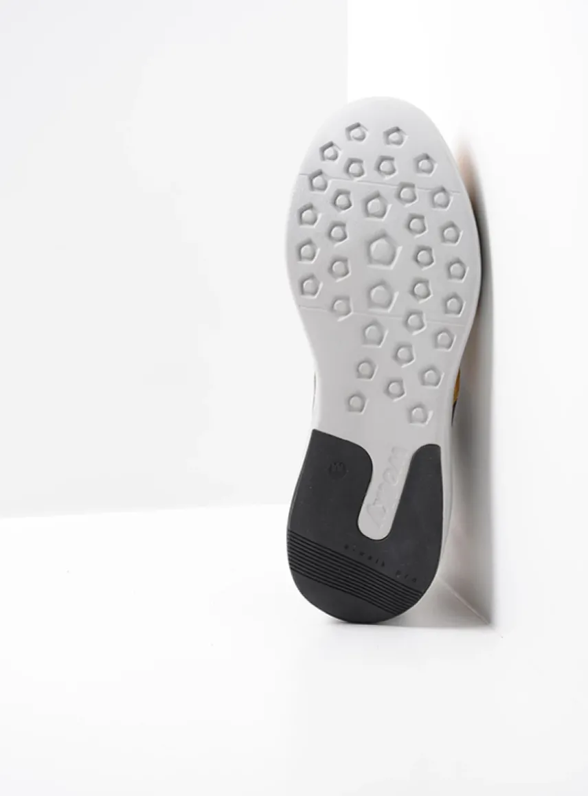 Bounce - zwart combi leer