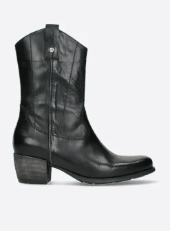 Caprock HV - zwart leer