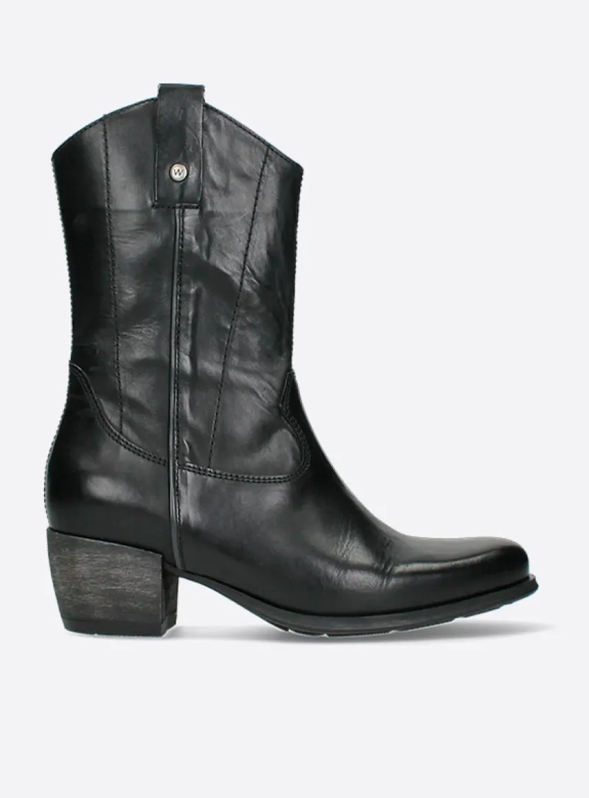 Caprock HV - zwart leer