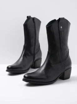 Caprock HV - zwart leer