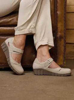 Charlotte - gebroken wit nubuck
