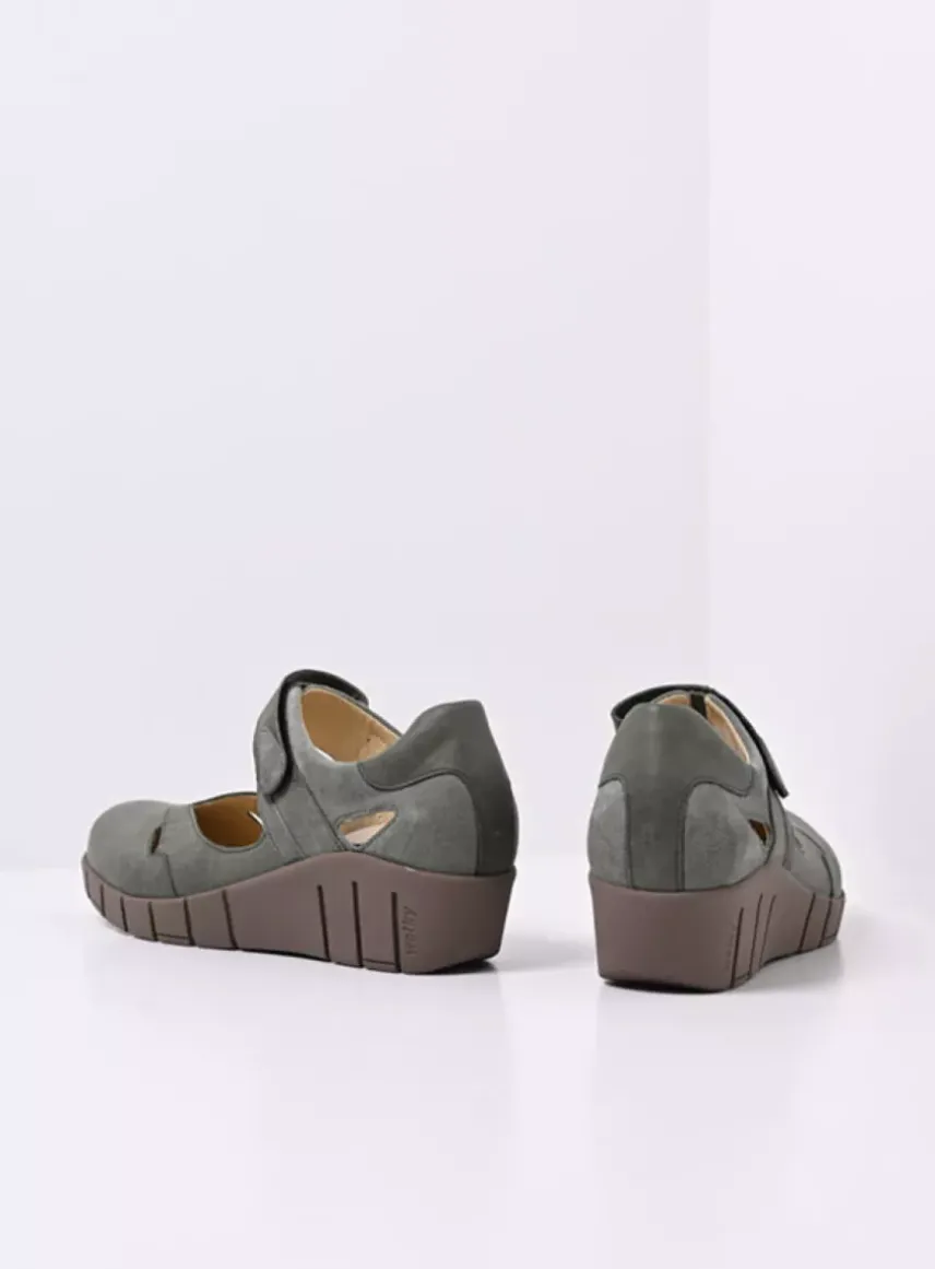 Charlotte - saliegroen nubuck
