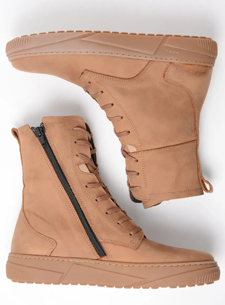 Check - cognac nubuck