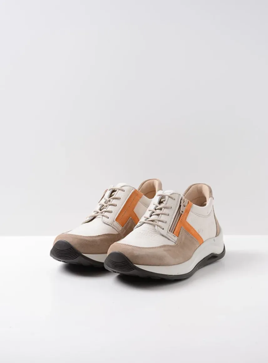 Comrie - beige/safari combi leer