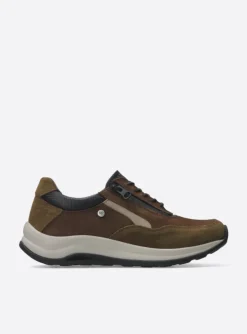 Cupar - taupe combi leer