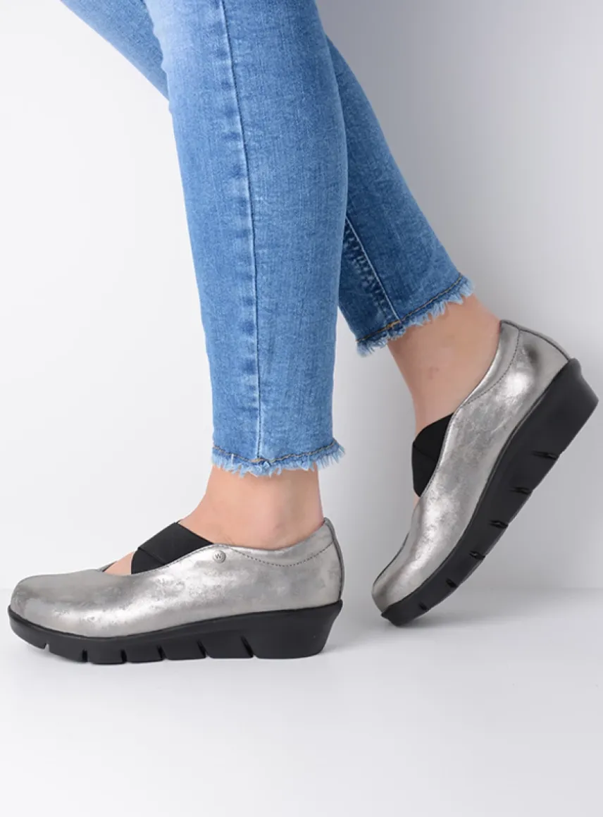 Cursa - grijs metallic nubuck
