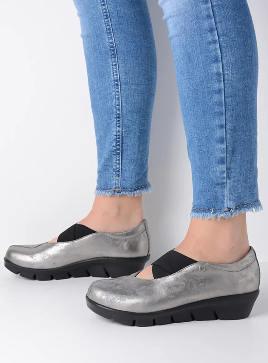 Cursa - grijs metallic nubuck
