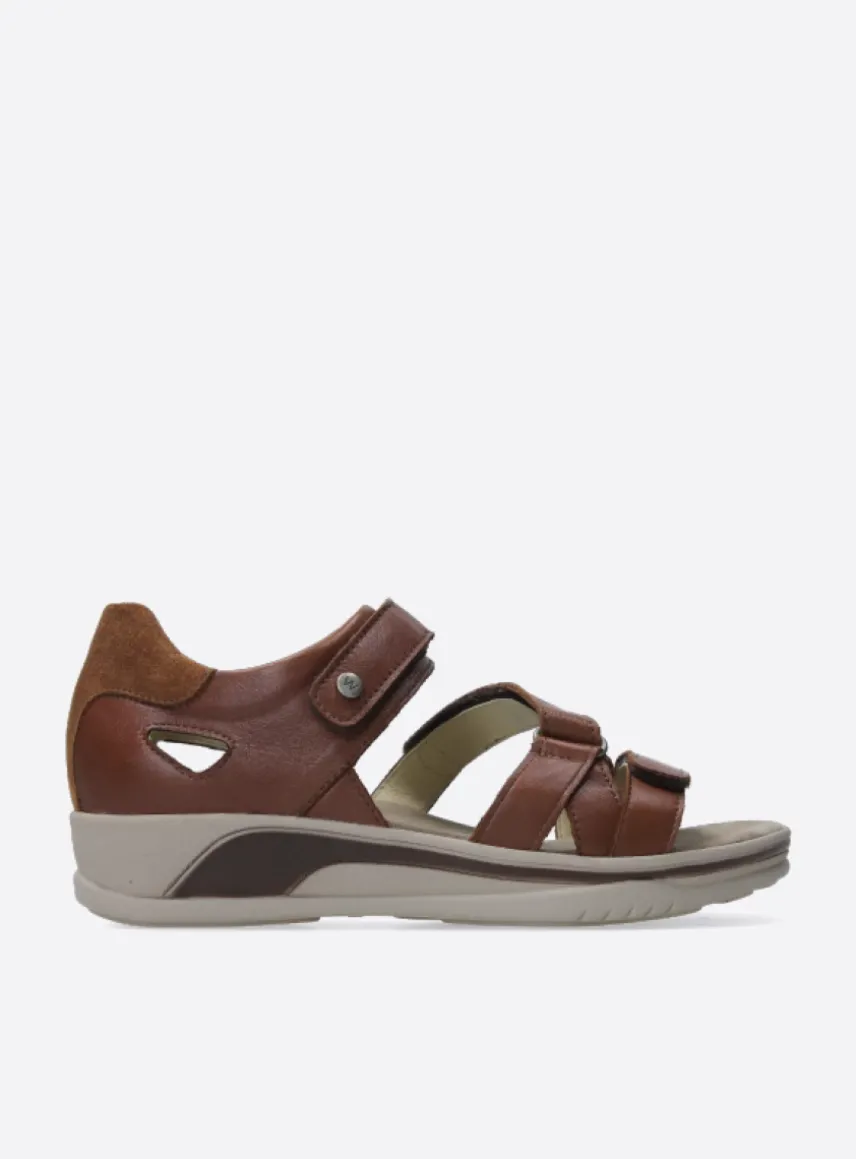 Desh - cognac leer