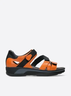 Desh - oranje leer