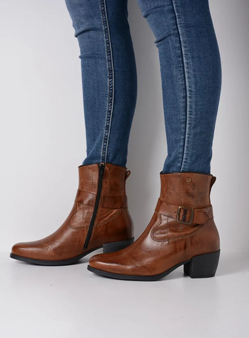 Dexter - cognac leer