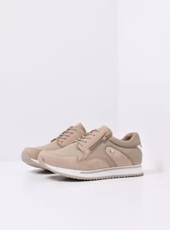 e-Go S2F - beige combi stretch leer