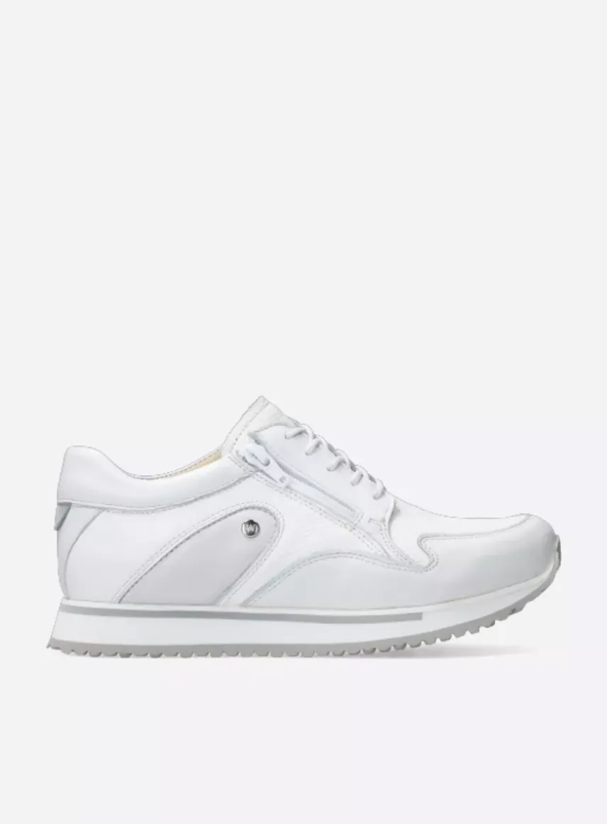 e-Go S2F - wit combi stretch leer