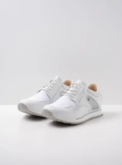e-Go S2F - wit/zilver stretchleer