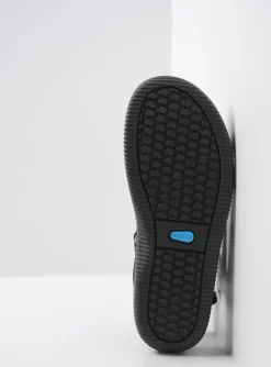 Energy Lady - zwart/blauw suede