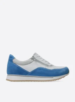 e-Runner - combi wit leer