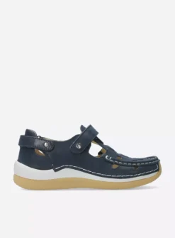 Esperanza - denim effectleer