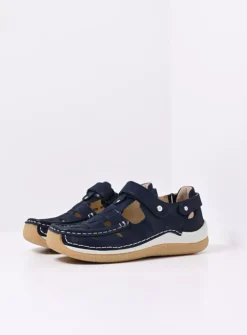 Esperanza - denim effectleer
