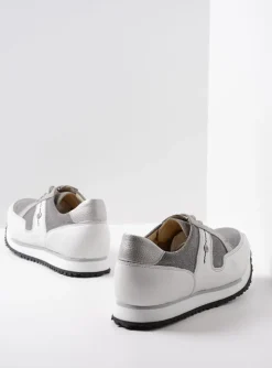 e-Walk - grijs/jeans leer