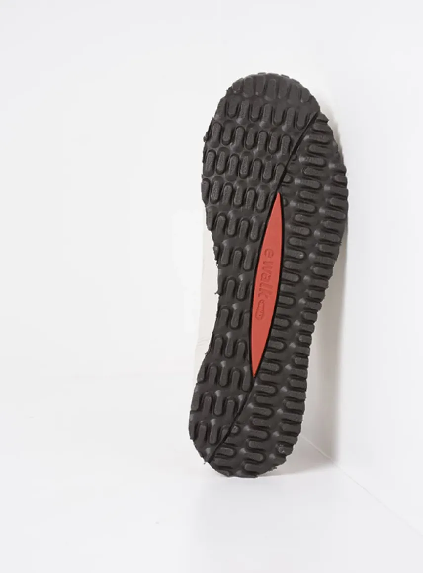 e-Walk - wit combi leer