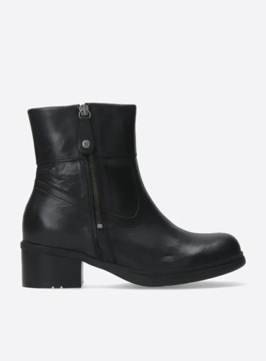 Fairview XW - zwart leer