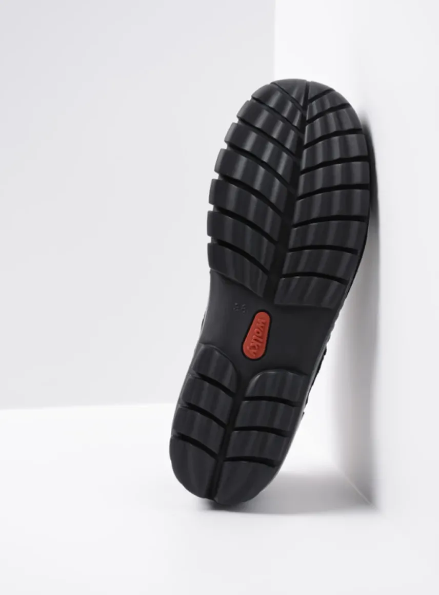 Fly - blauw nubuck