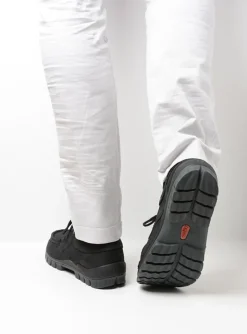 Fly men - zwart nubuck