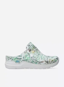 Holland DB - gebroken wit/groen nubuck