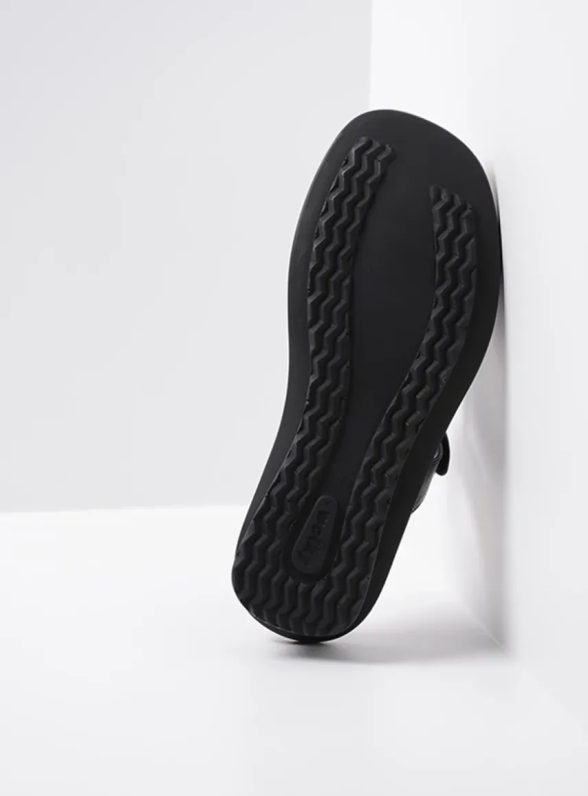 Isa - antraciet croco lakleer
