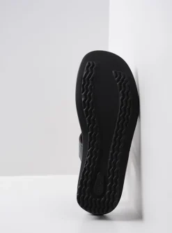 Isa - blauw crocolook lakleer