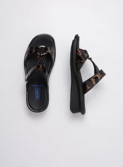 Isa - brons croco lakleer